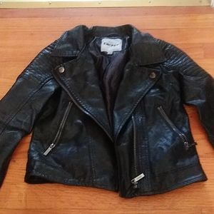 💙DKNY children's leather coat